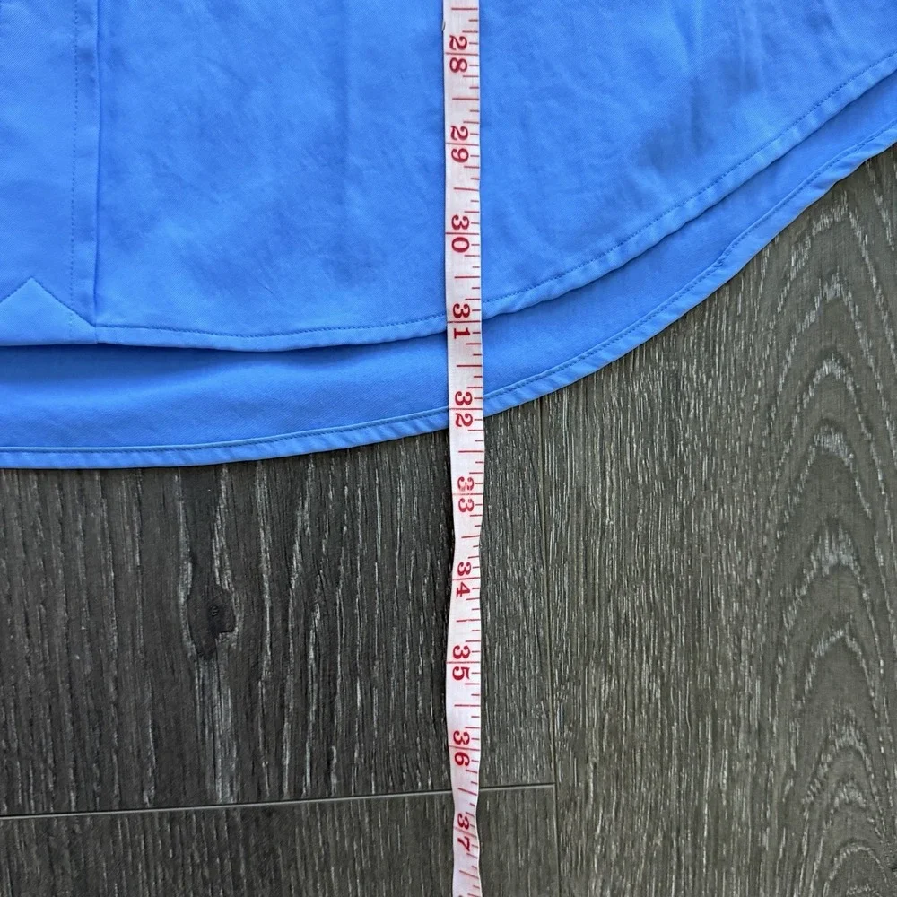 Polo Ralph Lauren Button Down Shirt Large Blue Classic Performance‎ Fit Preppy